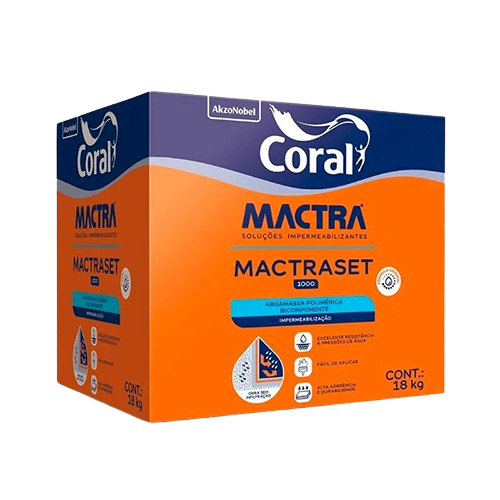 Coral Mactraset Profissional 18Kg - Mactra